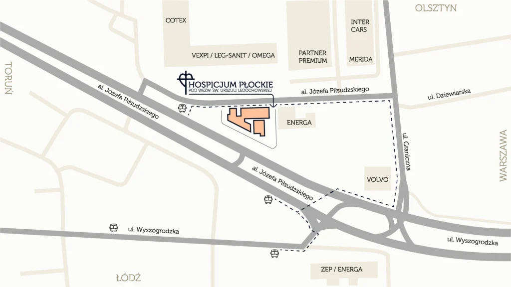 Home 41 uproszczona mapa dojazdu do hospicjum plockiego 5